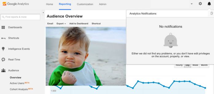 Clean Google Analytics