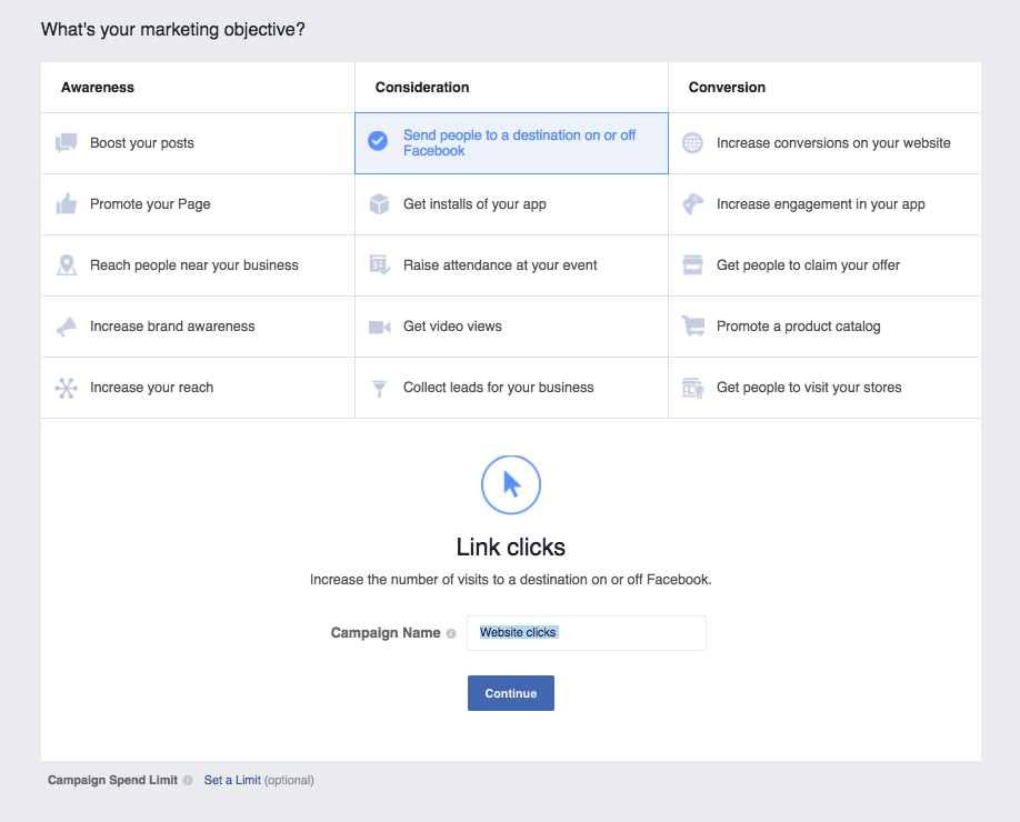 marketing objective