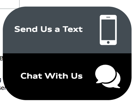Image of a box that enable web browsers to send a text or chat with a dealership representative